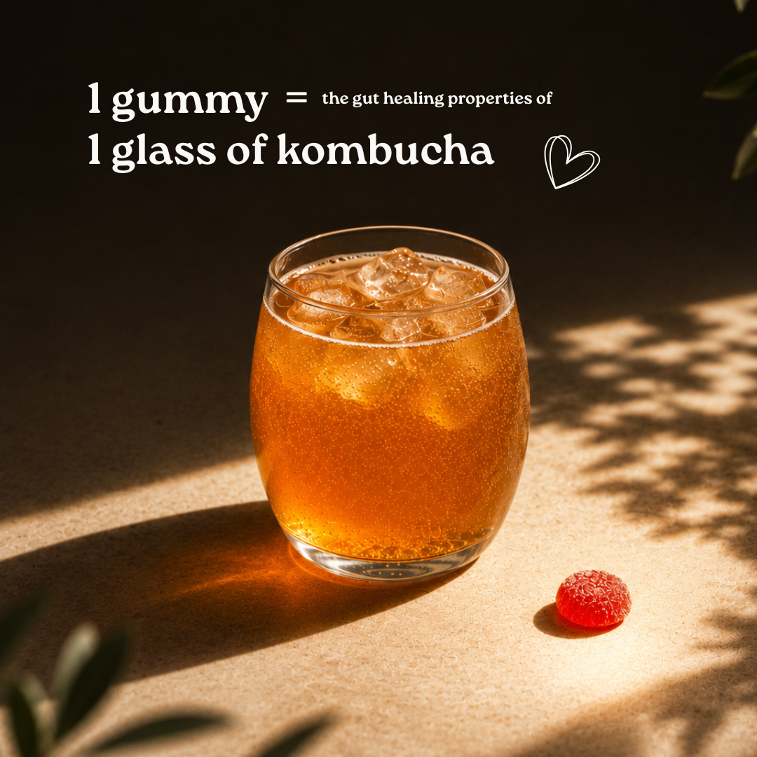 Probiotic Kombucha Wellness Gummies - Berry Bliss