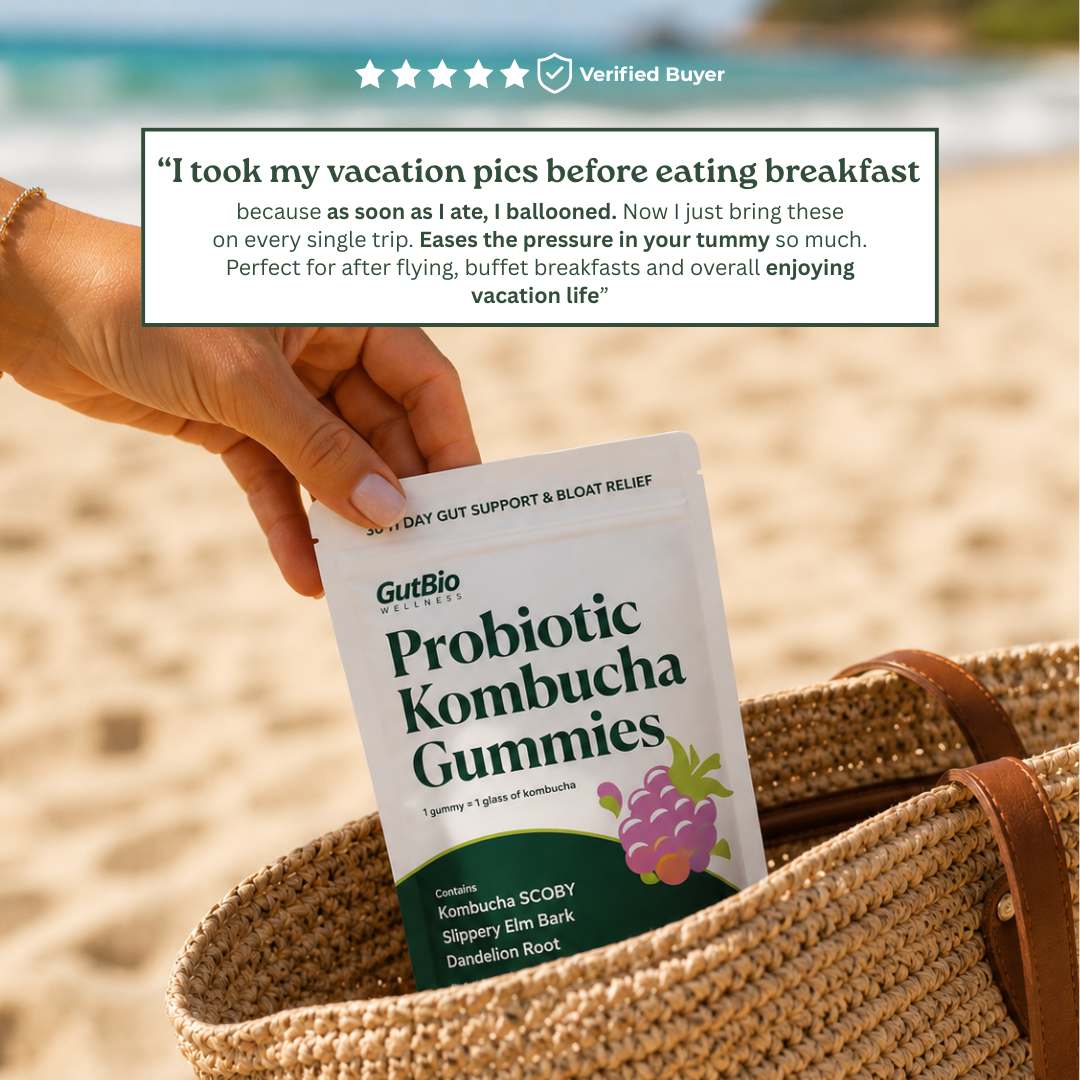 Probiotic Kombucha Wellness Gummies - Berry Bliss