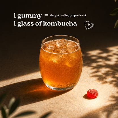 Probiotic Kombucha Wellness Gummies - Berry Bliss